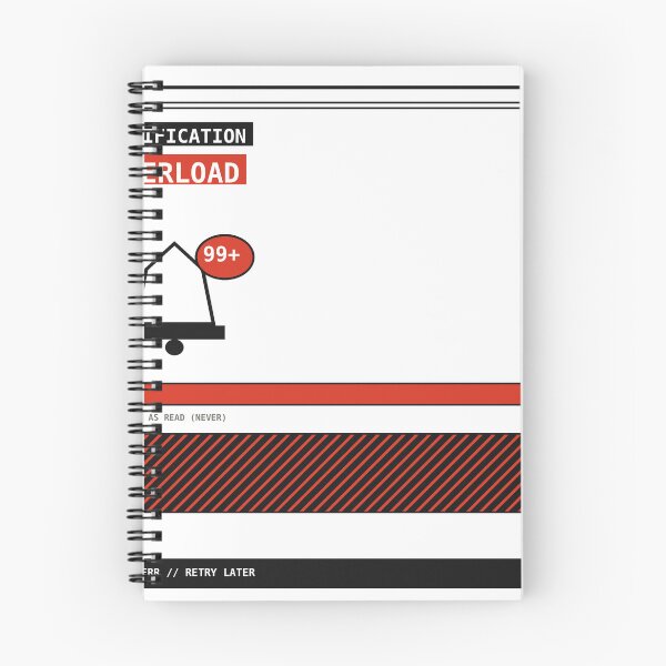Item preview, Notification Overload 99+ Sticker designed and sold by PlusScanner.