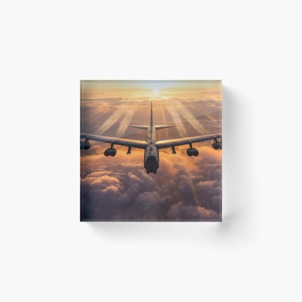 Item preview, B-52 Bomber Sunburst Over Clouds designed and sold by Airpower Art.