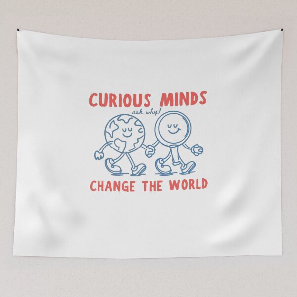 Item preview, Curious Minds Ask Why – Funny Science Teacher STEM  designed and sold by roartusa.