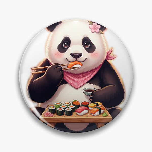 Item preview, Soy Happy Right Now — Cute Sushi Panda designed and sold by Faissal SBIAA.