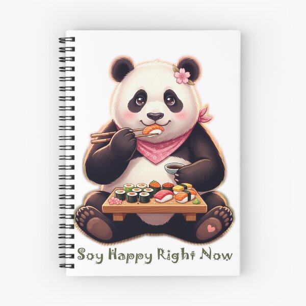 Item preview, Soy Happy Right Now — Cute Sushi Panda designed and sold by Faissal SBIAA.