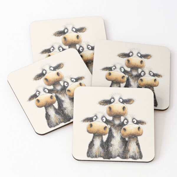 Item preview, CoW PRiNT, ANiMaL PRiNT ' THe LoVeLY CoWS ' BY SHiRLeY MacARTHuR designed and sold by Shirley MacArthur Art.