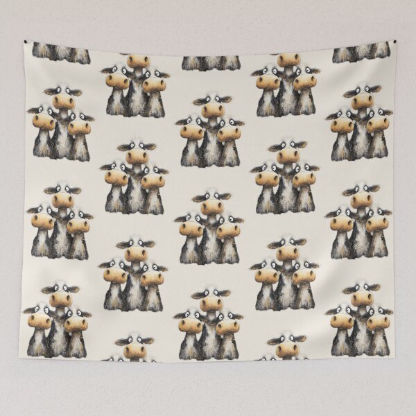 Item preview, CoW PRiNT, ANiMaL PRiNT ' THe LoVeLY CoWS ' BY SHiRLeY MacARTHuR designed and sold by Shirley MacArthur Art.