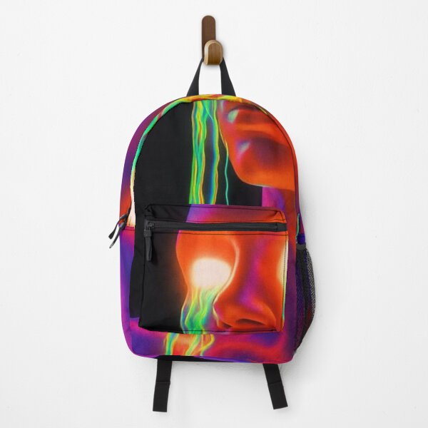 Item preview, Psychedelic Glowing Cyberpunk Portrait Neon Crying Mannequin Surreal Art designed and sold by LYAN-STORE.