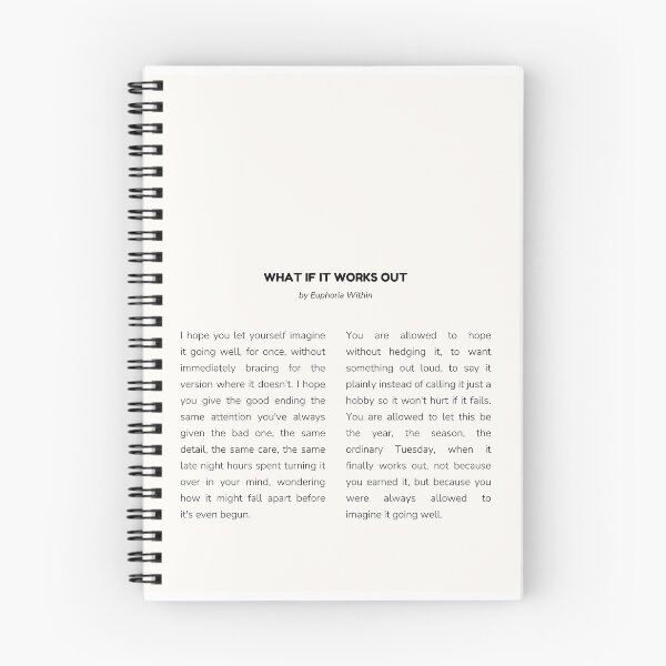 Item preview, What If It Works Out Print designed and sold by EuphoriaWithin.