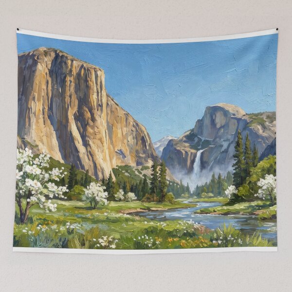 Item preview, Yosemite Valley in Spring designed and sold by RedPeaStudio.
