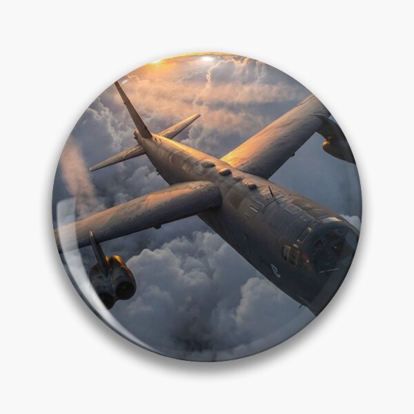 Item preview, B-52 Bomber Banking Through Cloud Break designed and sold by Airpower Art.