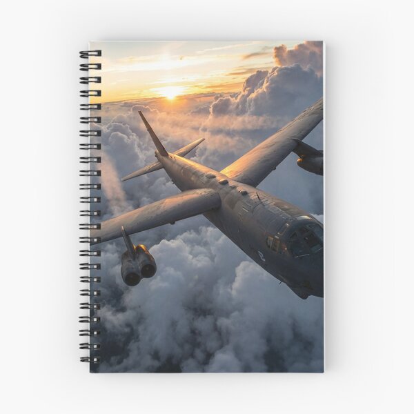 Item preview, B-52 Bomber Banking Through Cloud Break designed and sold by Airpower Art.