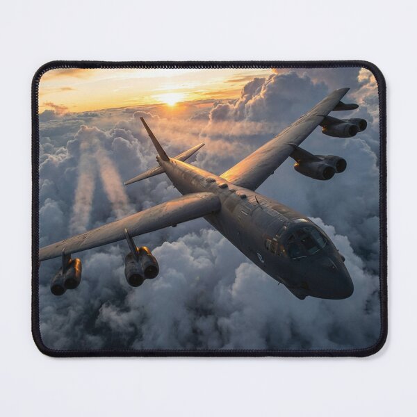 Item preview, B-52 Bomber Banking Through Cloud Break designed and sold by Airpower Art.