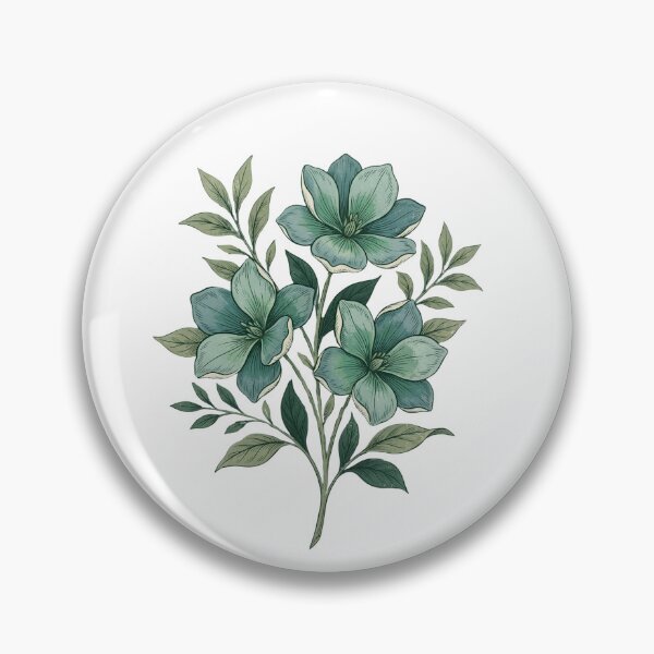 Item preview, Smeraldo Flower Watercolor artwork Nature Flowers Love Yourself designed and sold by pawsome purrfect.