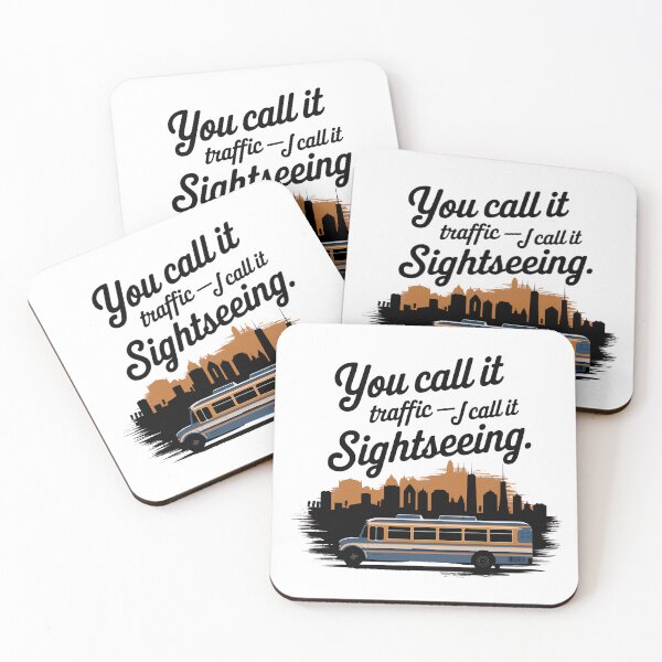 Item preview, You Call It Traffic I Call It Sightseeing | Funny Bus Enthusiast Transit  designed and sold by CuteDesignables.