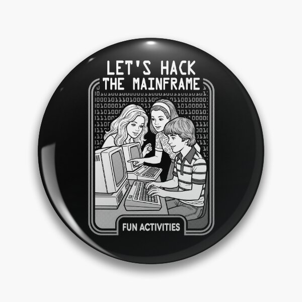 Item preview, Let's Hack The Mainframe Funny Computer Hacker Programmer designed and sold by GrandeDuc.