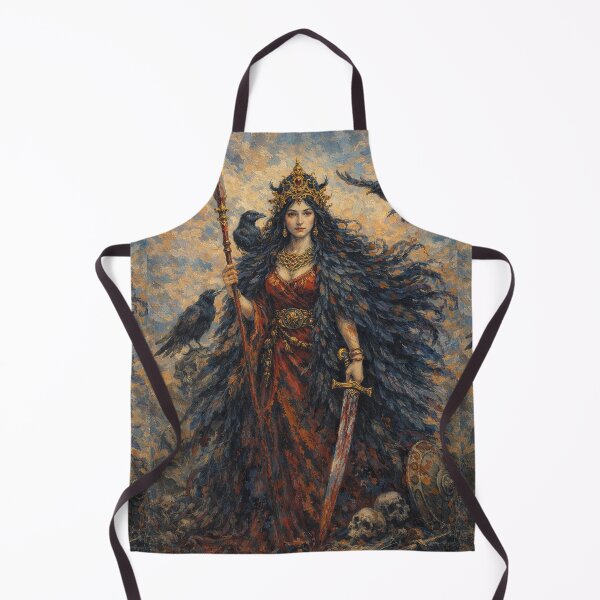 Item preview, Raven Celtic Goddess Morrigan Painting designed and sold by GalleryKauffeld.