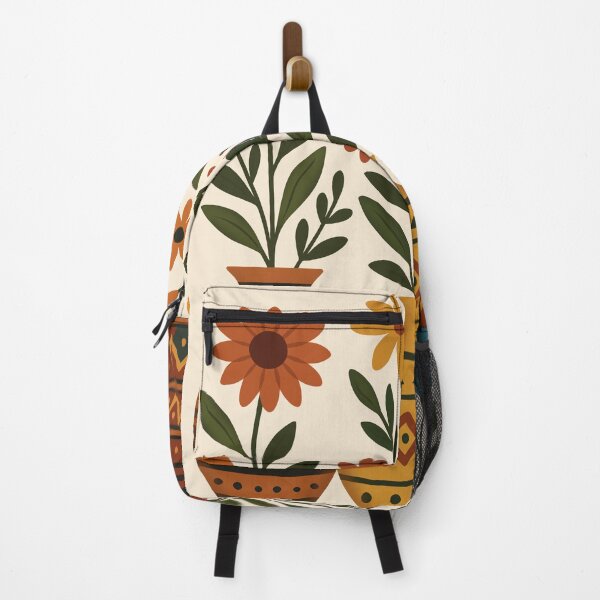 Artikelvorschau, Boho-Wildblumenvasen-Kollektion | Botanische Illustrationen im Stil der Volkskunst entworfen und verkauft von ZanyPaintbrush.
