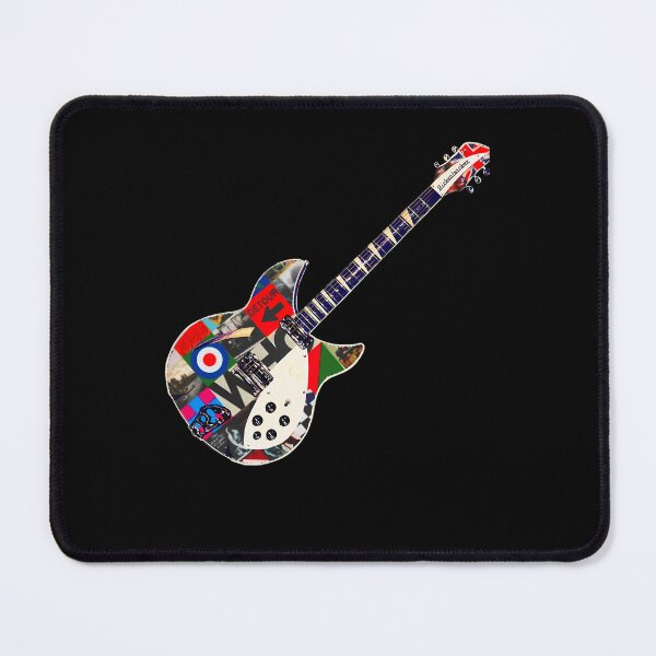 Item preview, Mod Pop Art Rickenbacker Electric Guitar designed and sold by NotDeadCERB.