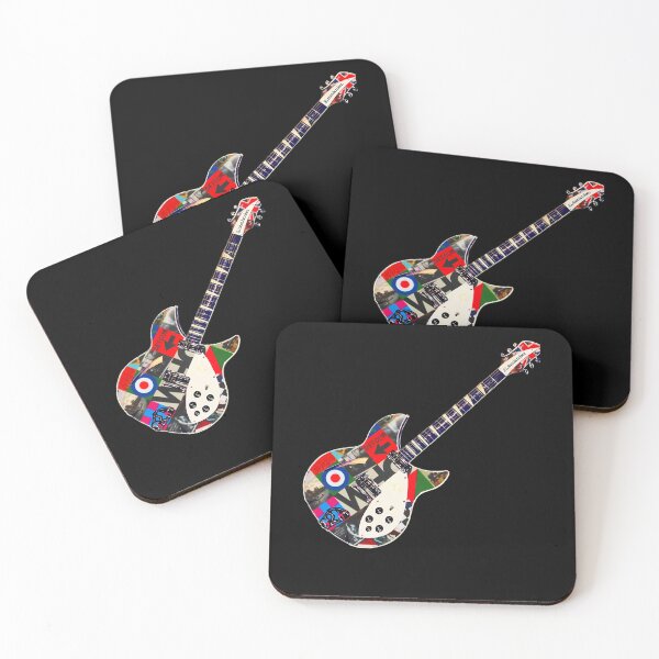 Item preview, Mod Pop Art Rickenbacker Electric Guitar designed and sold by NotDeadCERB.