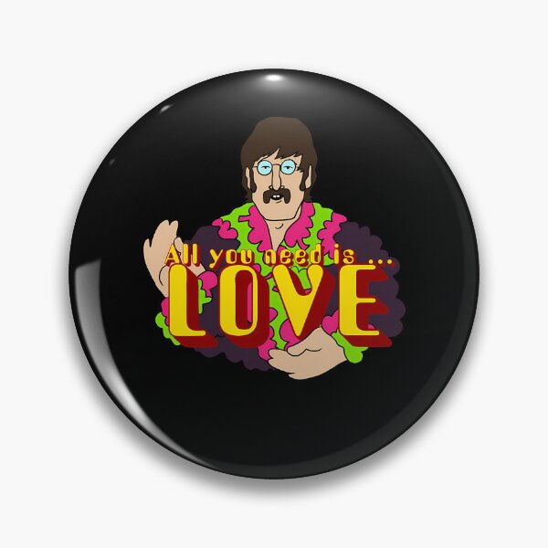 Item preview, Cartoon Character With All You Need Is Love designed and sold by NotDeadCERB.