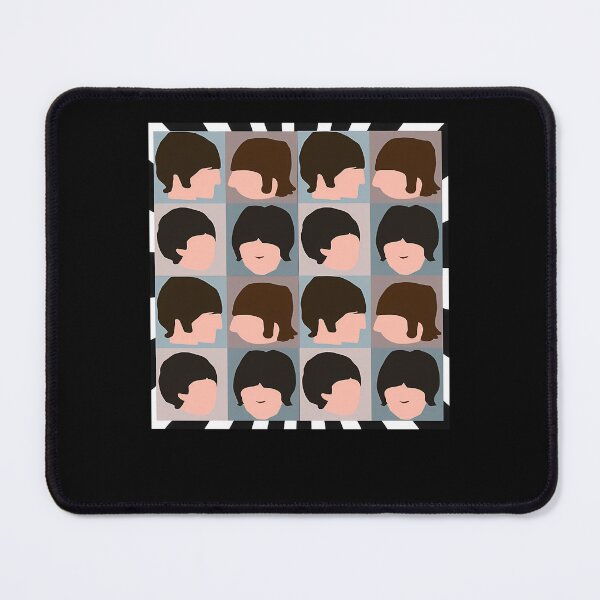 Item preview, Sixties Pop Art Pattern Fab Four Four Silhouette designed and sold by NotDeadCERB.