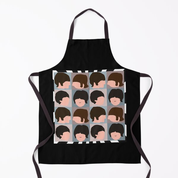 Item preview, Sixties Pop Art Pattern Fab Four Four Silhouette designed and sold by NotDeadCERB.