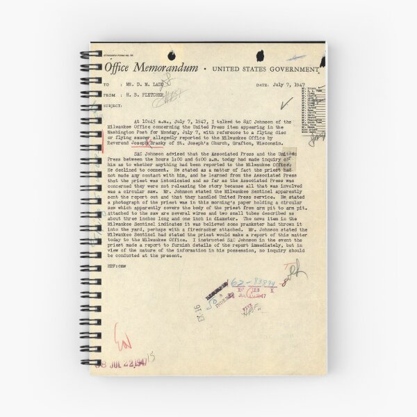 Item preview, UFO - DECLASSIFIED 65_hs1-834228961_62-hq-83894_section_1_page24 designed and sold by CG17s.