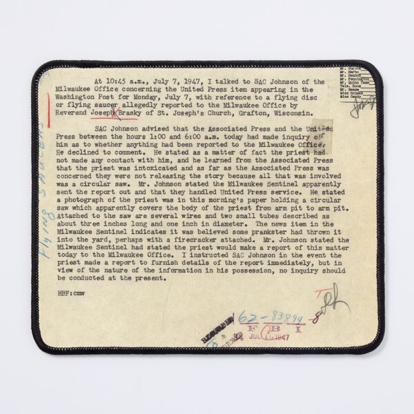 Item preview, UFO - DECLASSIFIED 65_hs1-834228961_62-hq-83894_section_1_page24 designed and sold by CG17s.