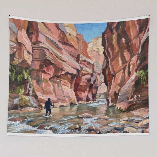 Item preview, The Narrows Zion National Park designed and sold by RedPeaStudio.
