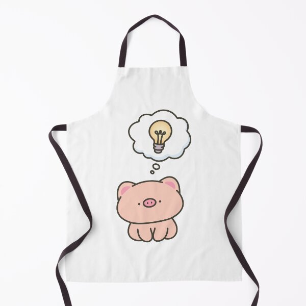 Item preview, Kawaii Pig Having a Bright Idea designed and sold by Partoon-dp.