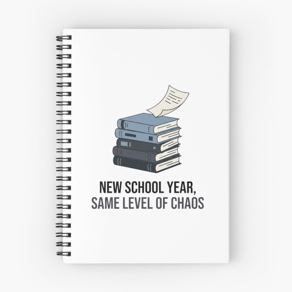Item preview, New School Year, Same Level of Chaos designed and sold by RunningWhiskers.