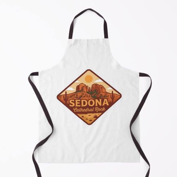 Item preview, Sedona Arizona Cathedral Rock Desert Vintage Diamond Badge designed and sold by LittleArij.