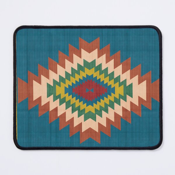 Item preview, Southwestern American Boho Geometric Cushion Pattern designed and sold by Momoko-Hikaru.