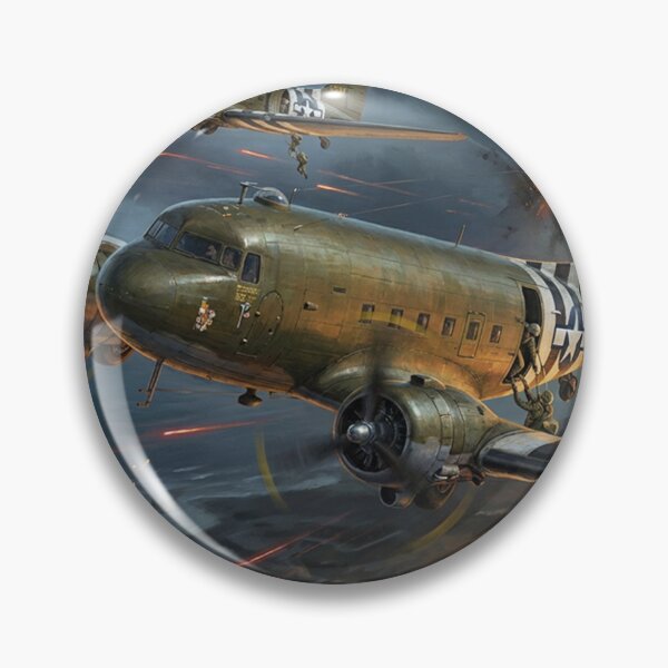 Item preview, C-47 Dakota Under Fire WWII Raid designed and sold by Airpower Art.