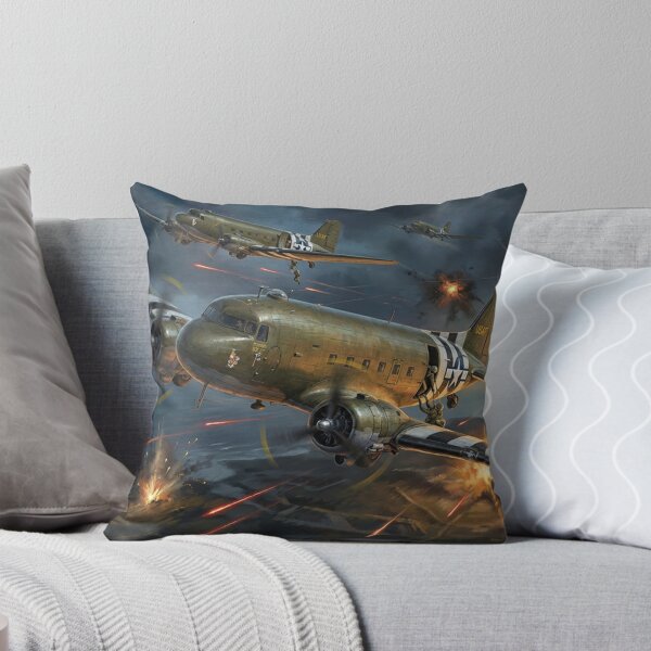 Item preview, C-47 Dakota Under Fire WWII Raid designed and sold by Airpower Art.