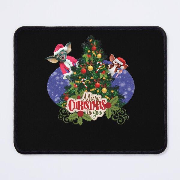 Item preview, Monsters In Santa Hats Beside Decorated Christmas Tree designed and sold by ole-oleth.
