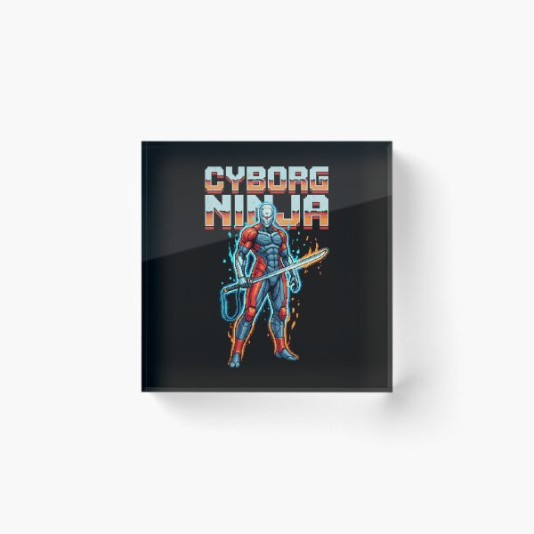 Item preview, Metal Gear Solid Cyborg Ninja Gray Fox Retro Arcade designed and sold by chesterosul.