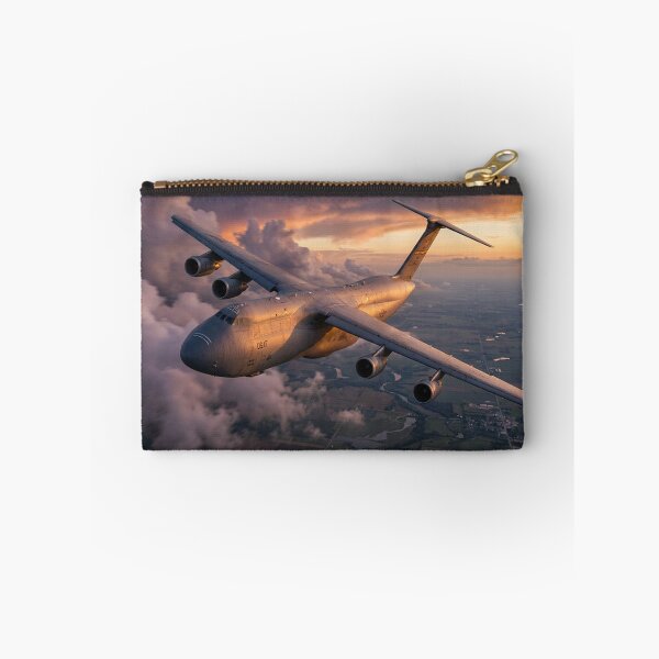 Item preview, C-5 Galaxy Transport at Golden Hour designed and sold by Airpower Art.