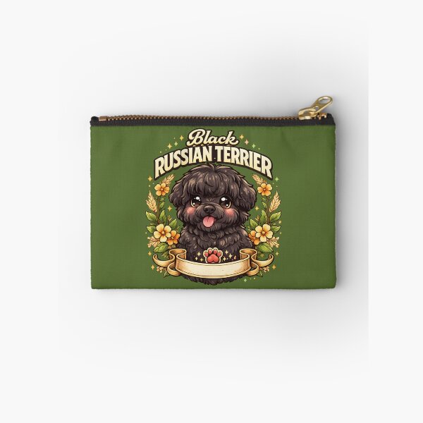 Item preview, Cute Black Russian Terrier – Floral Dog Lover Design designed and sold by blankTeeShirt.