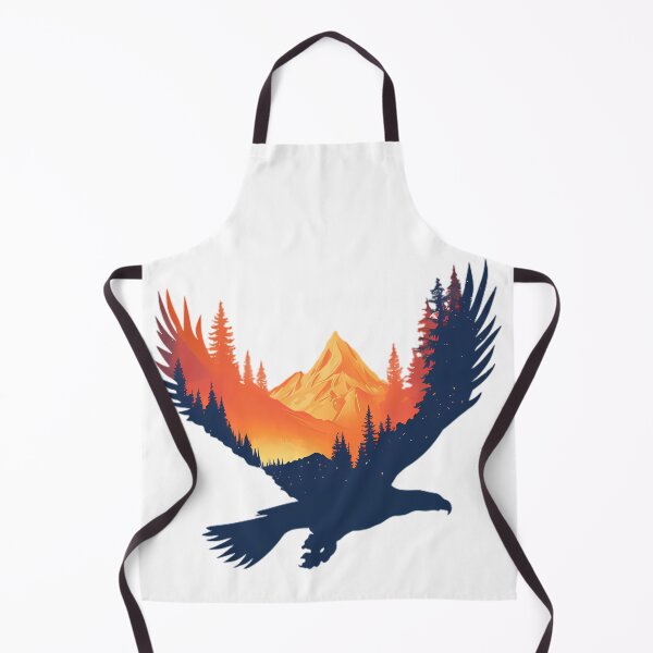 Item preview, Soar Eagle Flying Mountain Forest designed and sold by Structure-Blue.