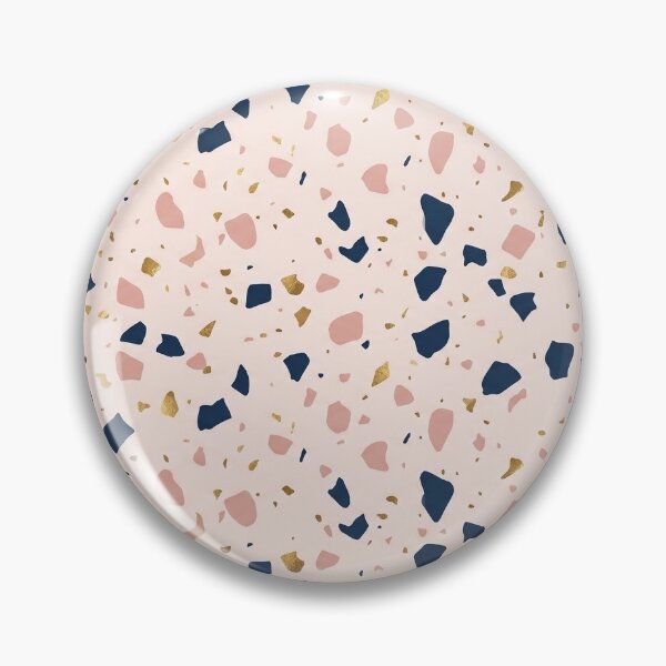 Item preview, Elegant Terrazzo Texture - Pink, Gold and Navy designed and sold by conamor-bymel.
