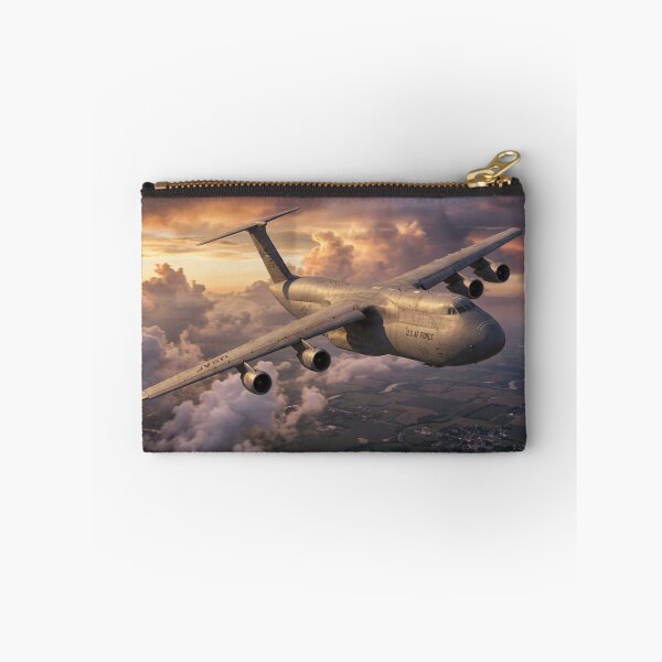 Item preview, C-5 Galaxy Banking Over Sunset Clouds designed and sold by Airpower Art.
