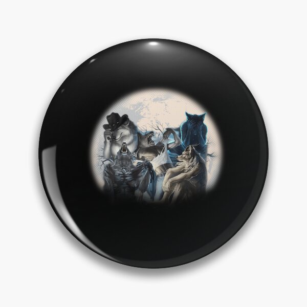 Item preview, Luna aullante del lobo alfa designed and sold by kashiart.