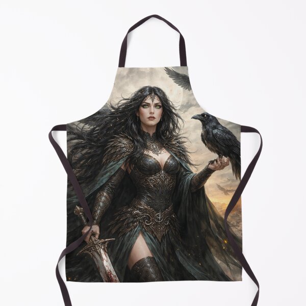 Item preview, Morrigan, Raven Celtic Goddess Painting designed and sold by GalleryKauffeld.