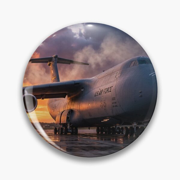 Item preview, C-5 Galaxy on Tarmac at Sunset designed and sold by Airpower Art.