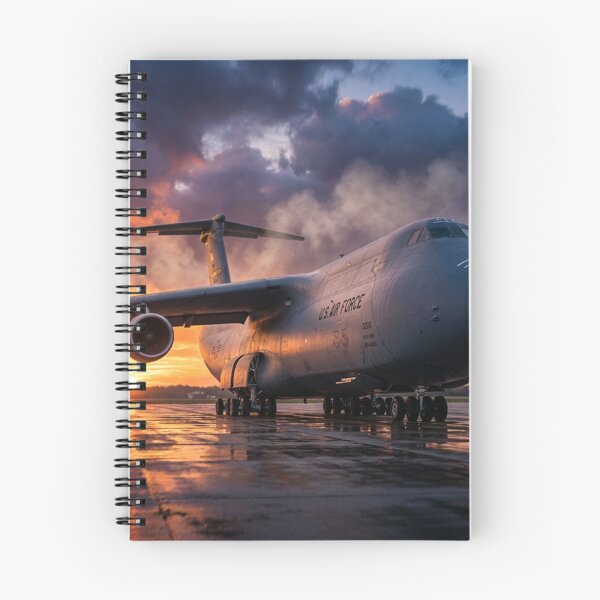 Item preview, C-5 Galaxy on Tarmac at Sunset designed and sold by Airpower Art.