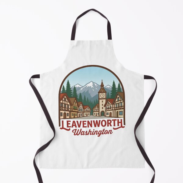 Item preview, Leavenworth Washington Bavarian Village Cascade Mountains Badge designed and sold by LittleArij.
