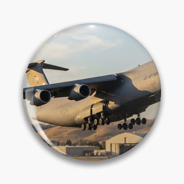 Item preview, C-5 Galaxy Taking Off Over Airfield designed and sold by Airpower Art.