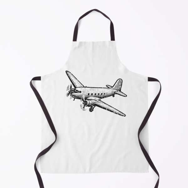 Item preview, Douglas DC-3 Vintage Airplane Sketch designed and sold by VectorForge Studio.