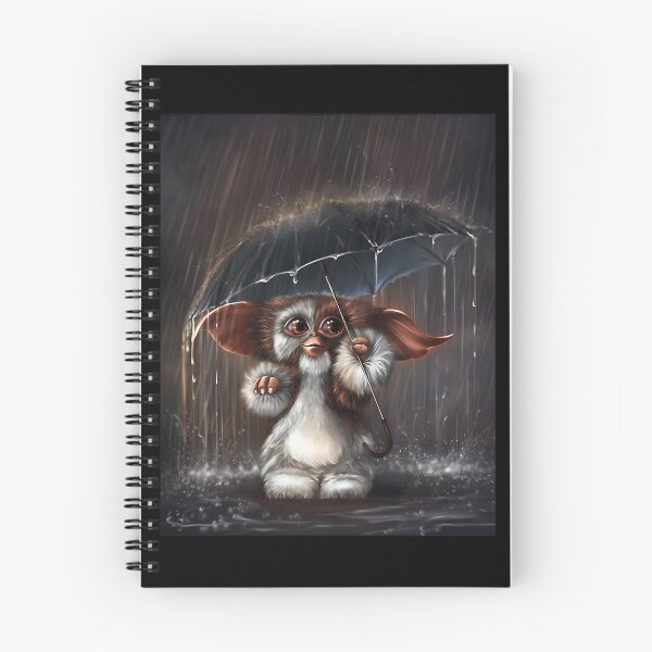 Item preview, Furry Creature Holding Black Umbrella In Rainstorm designed and sold by ibrahhim.