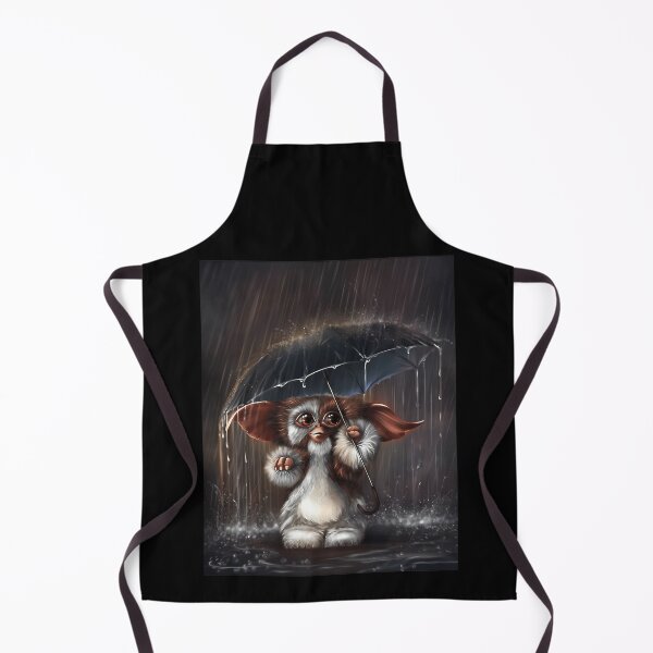 Item preview, Furry Creature Holding Black Umbrella In Rainstorm designed and sold by ibrahhim.