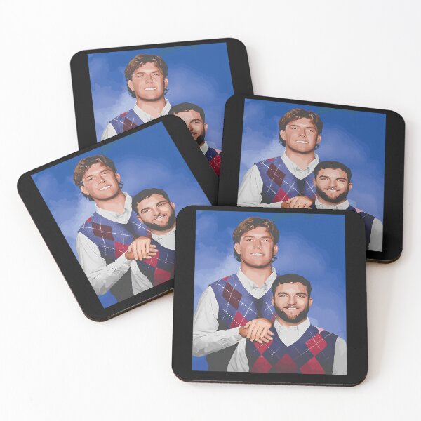 Item preview, Two Men Argyle Vests Blue designed and sold by withorange.