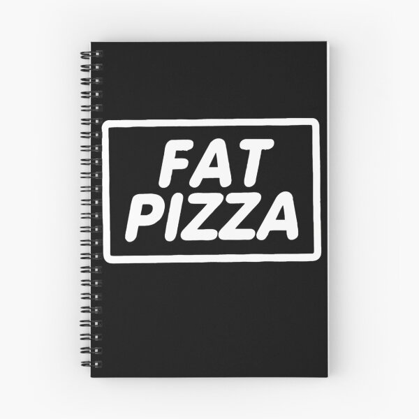 Item preview, Fat Pizza White Typography designed and sold by withorange.